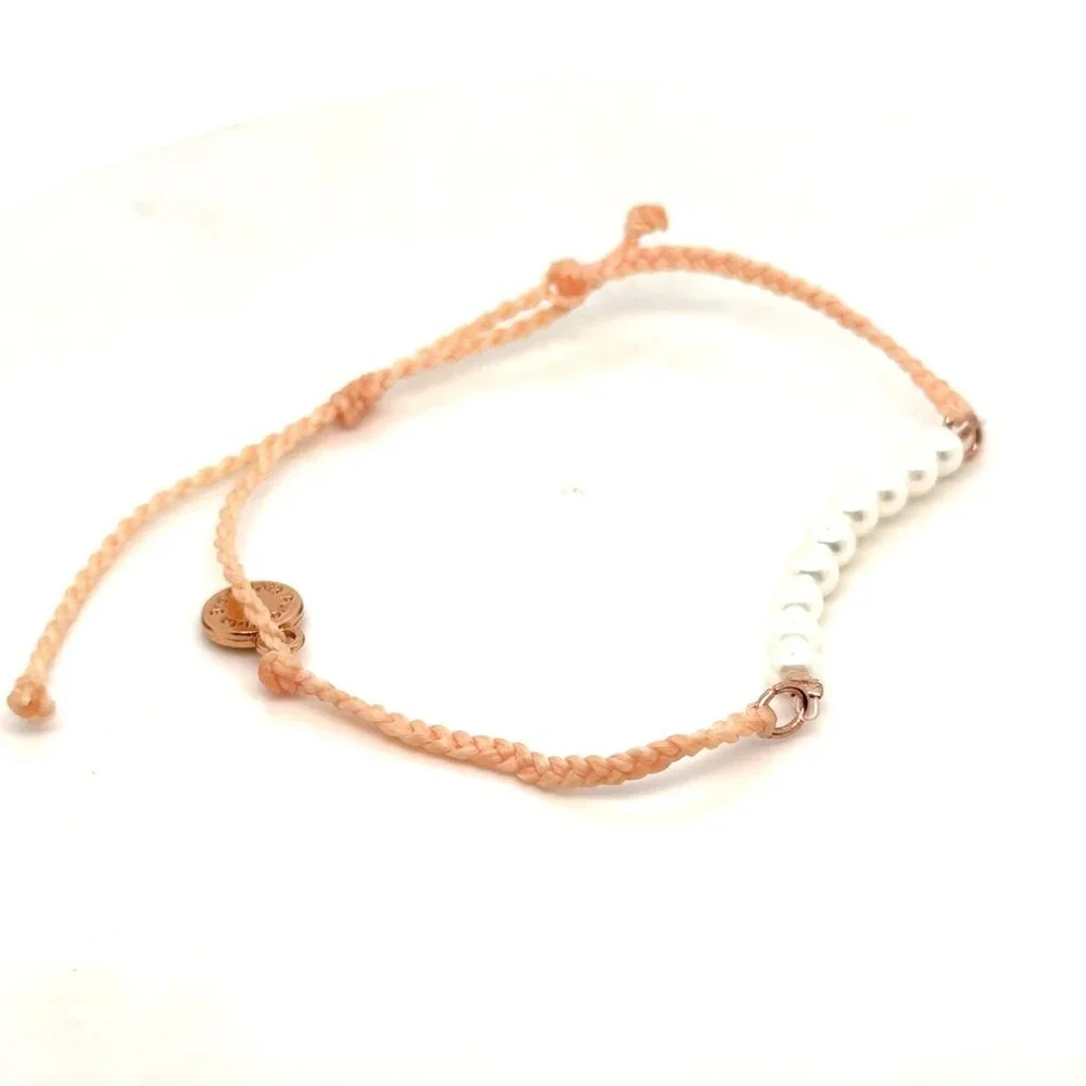 Pura Vida 9-Pearls‎ Braid Bracelet